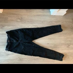 Black FashionNova size 11 high waisted skinny jeans